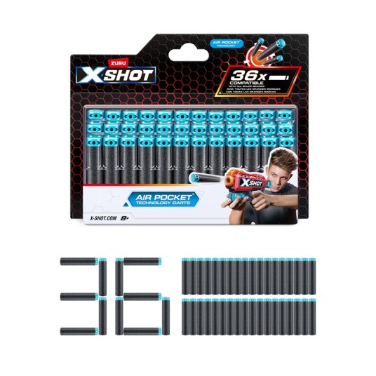 X-Shot Refill Skumpiler 36 stk
