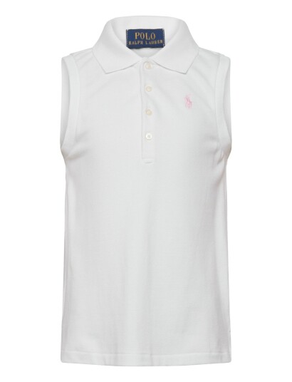 Ralph Lauren Kids Stretch Mesh Slvlsspolo Kn Psh White 142 153 Ralph Lauren Kids Stretch Mesh Slvlsspolo Kn Psh White 142 153