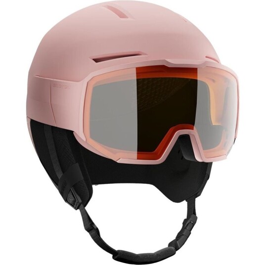 Salomon Helmet OS/Mo Heavenly Pink/Black Salomon Helmet OS/Mo Heavenly Pink/Black