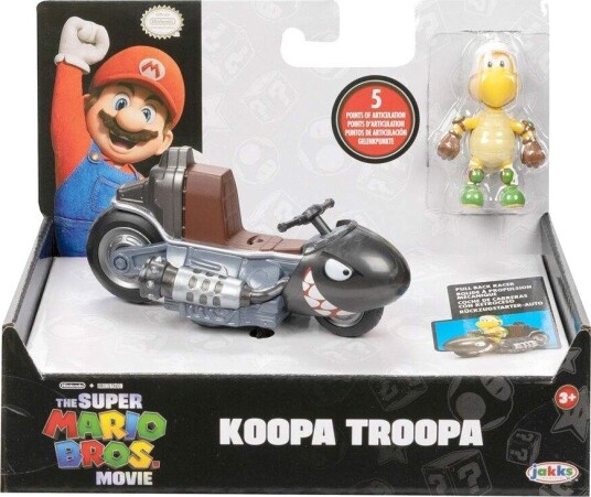 Northix Super Mario Koopa Troopa Kart Figur 6 cm