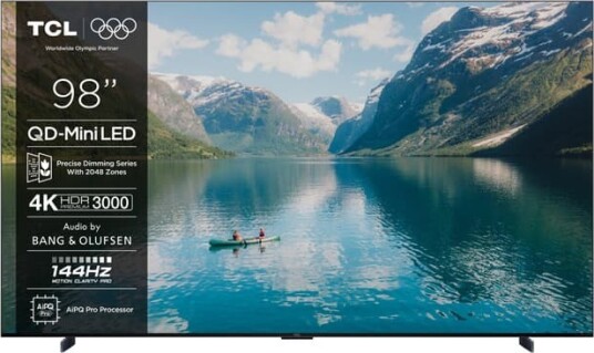 TCL 98" MQLED85K Mini-LED 4K HDR TV 144Hz TCL 98" MQLED85K Mini-LED 4K HDR TV 144Hz