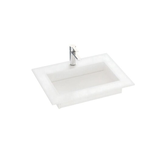 Dansani Inzo Angular Silestone B60-165xh1,20xd45,50cm Blanco Zeus 60cm