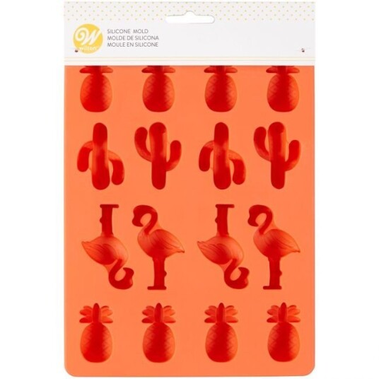 Wilton Silikonform Ananas/kaktus/flamingo Wilton Silikonform Ananas/kaktus/flamingo