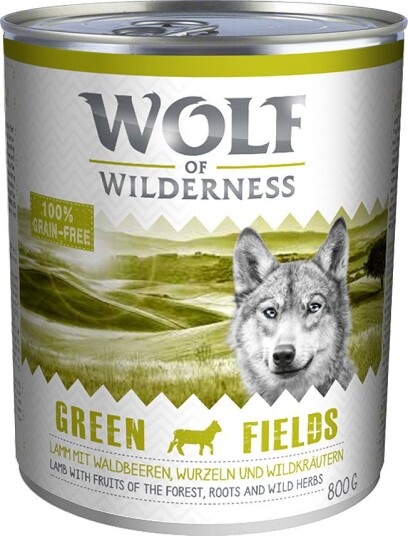 Wolf Of Wilderness våtfôr Adult Oak Woods Villsvin 12 x 800 g