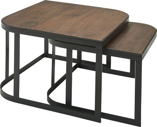 Willowdale Settbord 60 cm - Teak/Svart