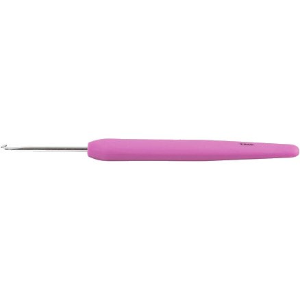 Heklenål 13,3 cm 2,5 mm Lyserød