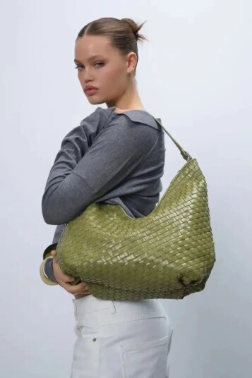 Adax Salerno Shoulder Bag Mindy Green ONE SIZE