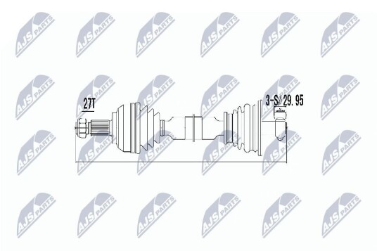 Nty Drivaksel NTY NPW RE 003 Nty Drivaksel NTY NPW RE 003