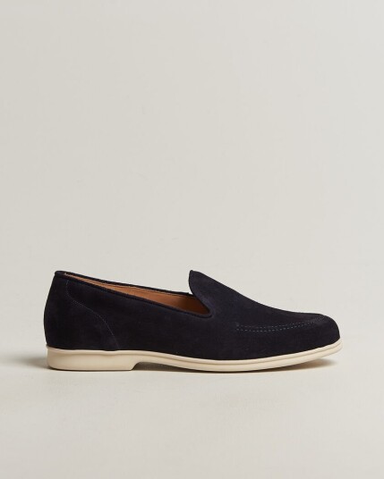 Myrqvist Brännö II Loafers Navy Suede Myrqvist Brännö II Loafers Navy Suede