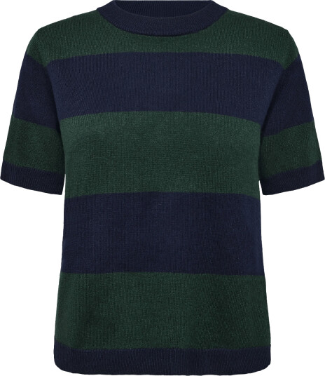My Essential Wardrobe Mwjola Knit Pullover Ss   Navy   XXL