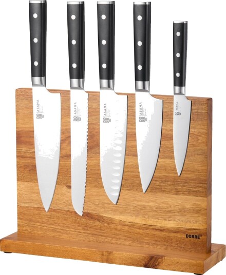Dorre Kaya XL knivstativ med magnet Akasietre Dorre Kaya XL knivstativ med magnet Akasietre