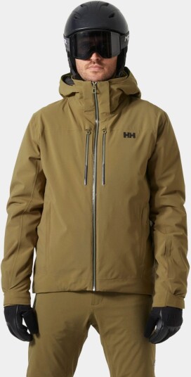 Helly Hansen Herre Alpha Lifaloft Lett Skijakke Brun S