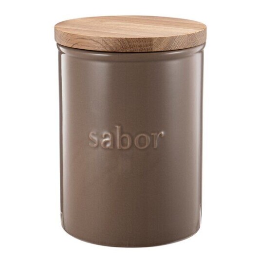 Sabor - Oppbevaringskrukke 1,3L mahogany Sabor - Oppbevaringskrukke 1,3L mahogany