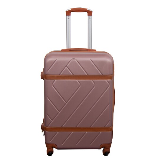 Borg Living Tilbud koffert - Hardcase - Str. Medium - Retro rosa - Smart reisekoffert