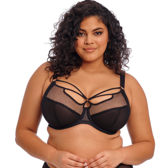 Elomi BH Sachi Plunge Bra Svart G 80 Dame
