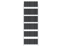 Følgesektion Boltless Dækreol 4500x900x400mm 150 kg/aflæg