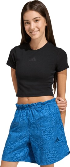 adidas Sport Icons Soft T-skjorte Barn Svart 152