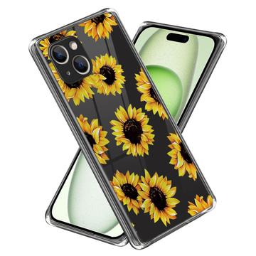 iPhone 15 Plus Stilig Ultra-Slim TPU-deksel Solsikker