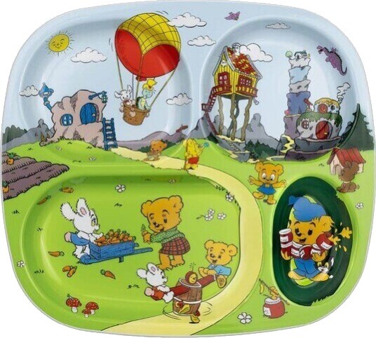 Rätt Start Bamse tallerken med 4 rom Rätt Start Bamse tallerken med 4 rom