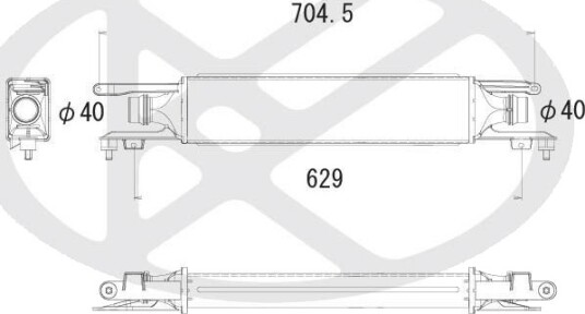Intercooler KOYORAD IA460145