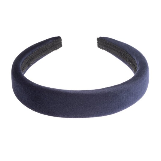 DARK Velvet Hairband Broad Navy Blue DARK Velvet Hairband Broad Navy Blue