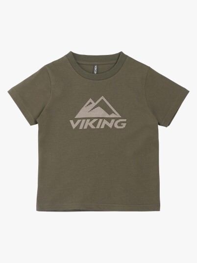 Viking Footwear Kid's Funtime T Shirt Olive 110