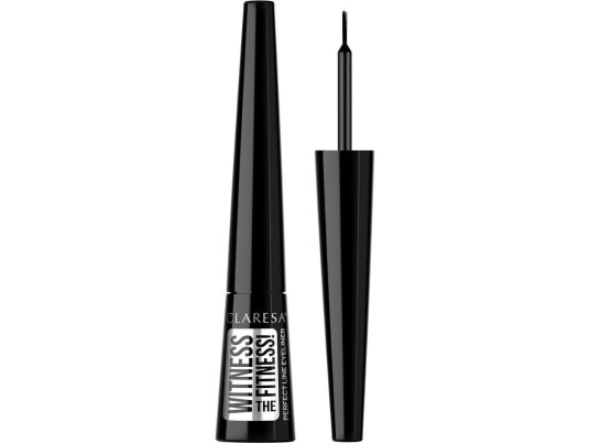 Claresa Claresa Precise Liquid Eyeliner Vis Fitnessen! Svart 4G