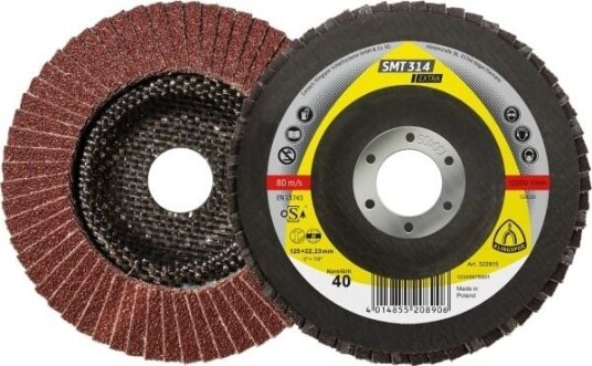 Klingspor Klaffskive Slipeskive Smt314 125Mm Korn 120 (322819) Klingspor Klaffskive Slipeskive Smt314 125Mm Korn 120 (322819)