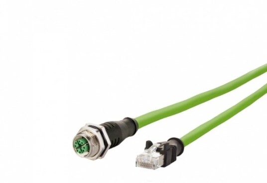 Metz Connect 142M2x25100 10 M Cat6a Rj-45 M12 Grønn