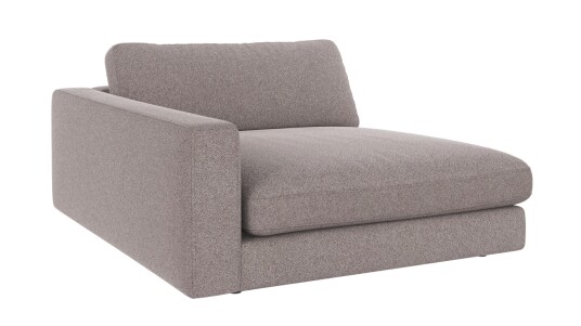 Rowico Home Duncan 1,5 seters sjeselong V Greige Brenda 7 129 x 150 x 78 cm Beige