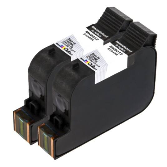 inkClub MHB012-2 Blekkpatron sort 930 sider, 2pk