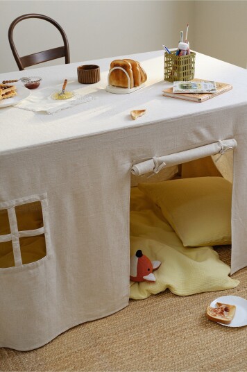 Jotex Bordtelt Linnebeige GÖMMA 223413901L Jotex Bordtelt Linnebeige GÖMMA 223413901L