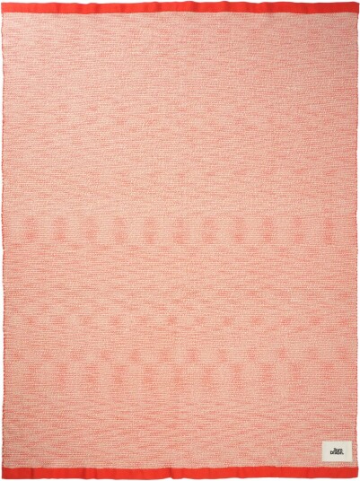 Tom Dixon Thread pledd 140x180 cm Orange & White Tom Dixon Thread pledd 140x180 cm Orange & White