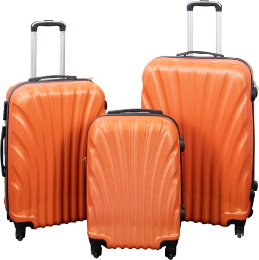 Koffert - Musling oransje - Praktisk hardcase-koffert