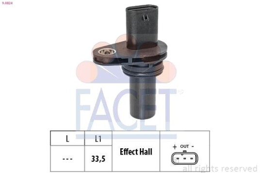 FACET 9.0824 Impulsgiver, veivaksel