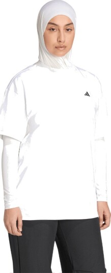 adidas Power Essentials Trenings T skjorte Dame Hvit XS