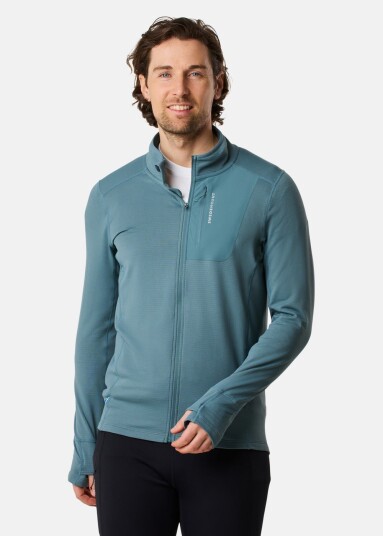Swedemount Ultra Light Tech Full Zip Sage Green S Hoodies