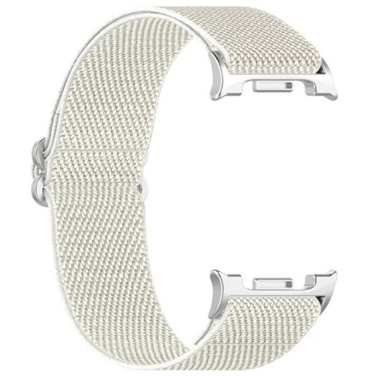 Nylonarmbånd for Samsung Galaxy Watch 8 / Watch 8 Classic Starlight White