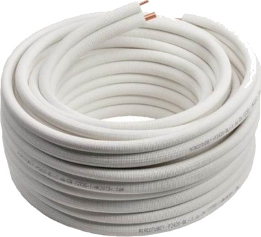 Dobbelt Kobberrør 1/4"-1/2" 30 M Med Innløp - (30 Meter) Dobbelt Kobberrør 1/4"-1/2" 30 M Med Innløp - (30 Meter)