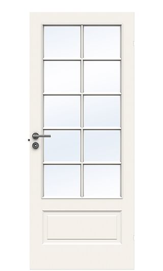 Swedoor style sp10 innerdor med glass 90x200 cm hvit