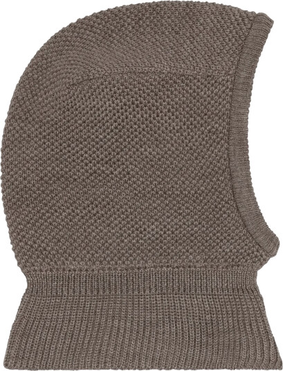 Huttelihut Balaclava Wool Knit Windstop - Grey - 50\12/24M