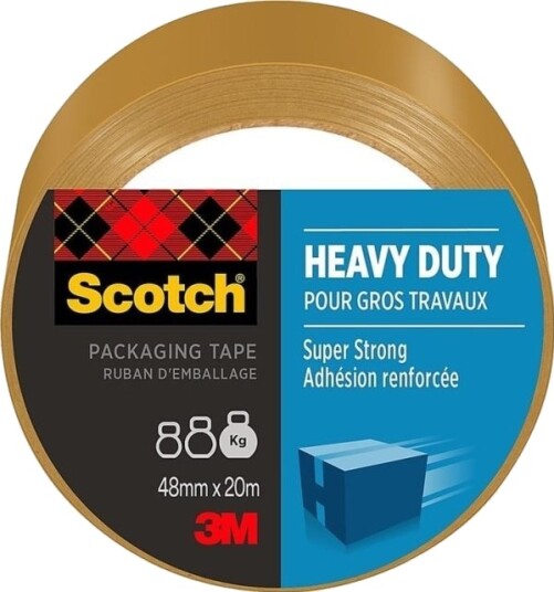Scotch Pakkebånd Scotch® Heavy Duty 48 Mm X 20,3 M 1 Stk Brun