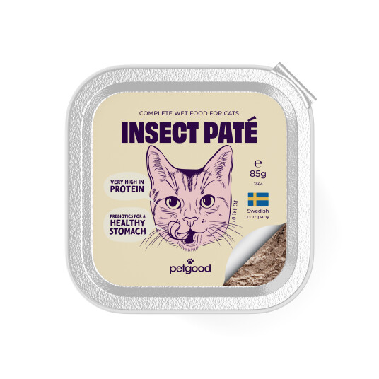Petgood Insektbasert Våtfôr for Voksne Katter 85 g Petgood Insektbasert Våtfôr for Voksne Katter 85 g