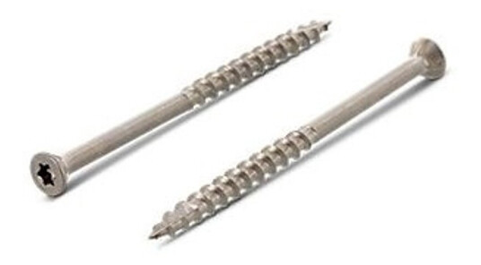 S+P Schäfer + Peters Gmbh Terrasseskrue rustfri A2 senkhode med riller Torx 4,2 / 4,8 4,2 x 28/20  Tx 250 stk.
