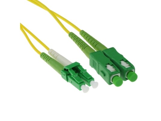 Act 1 Meter Lszh Singlemode 9/125 Os2 Fiber Patch Cable Duplex With Lc/Apc8 And Sc/Apc8 Connectors. (Rl2701)