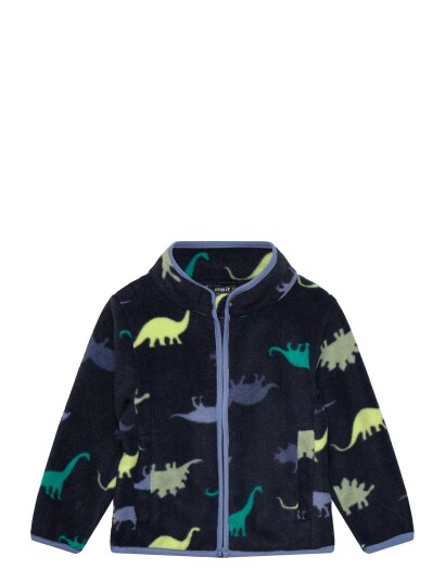 Name It Nmmmeeko Fleece Jacket Aop2 Noos Navy 104