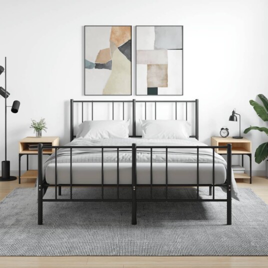 vidaXL Nattbord 2 stk sonoma eik 40x41x50 cm konstruert tre