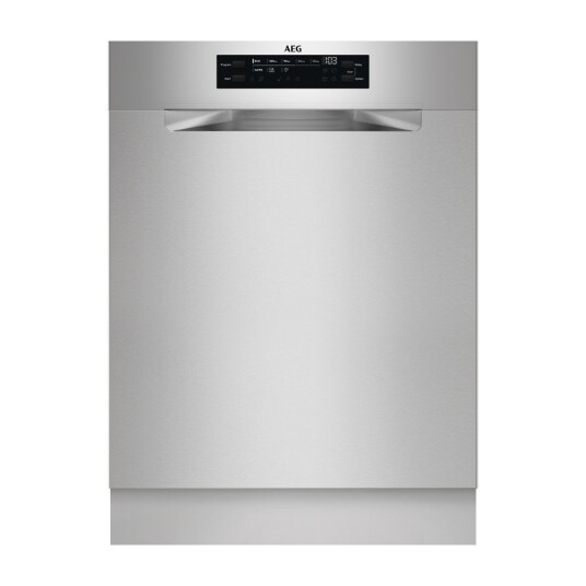 AEG FBB32607ZM Underbygd Oppvaskmaskin med Display og Rustfritt Stål AEG FBB32607ZM Underbygd Oppvaskmaskin med Display og Rustfritt Stål