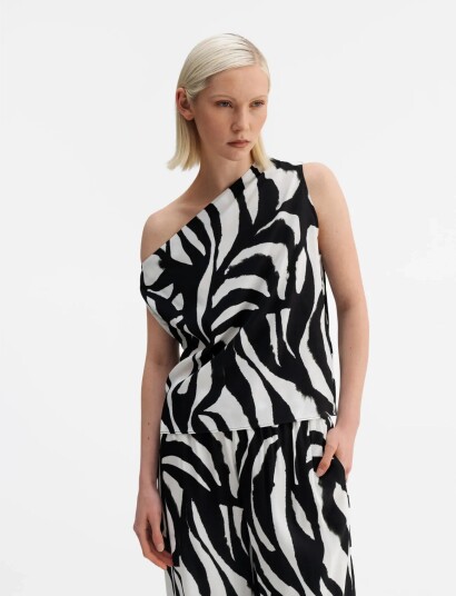 Ahlvar Gallery Lacy Zebra Tank White XS Ahlvar Gallery Lacy Zebra Tank White XS