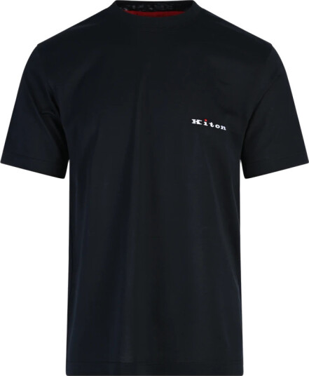 Kiton Herre Topper Svart S,